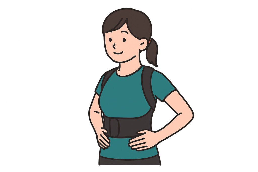 中のお肉対策に使える姿勢矯正ベルト